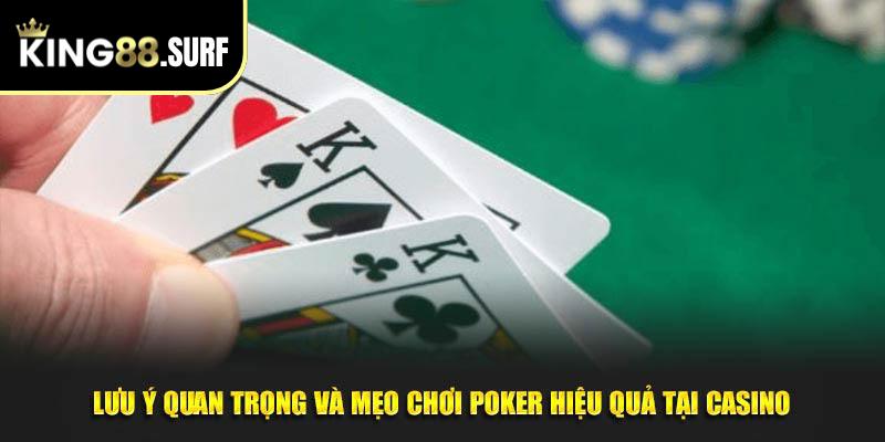 Lưu ý quan trọng và mẹo chơi game hiệu quả tại casino