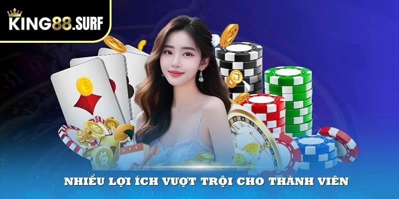 Game bài King88 sở hữu nhiều ưu điểm đặc sắc giúp hấp dẫn thành viên